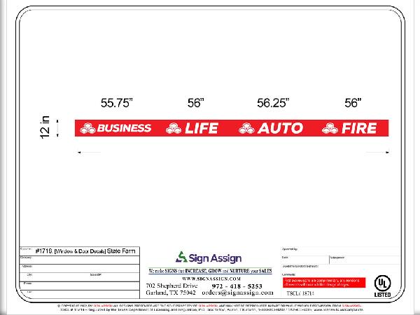 Proofsheet State Farm Logo Placement - Faraz Akbar