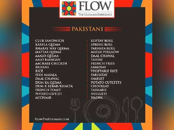 Faraz Menu Design - Faraz Akbar