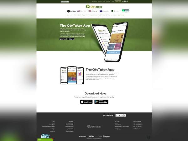 Qtvtutor Mobile App Page Final - Faraz Akbar